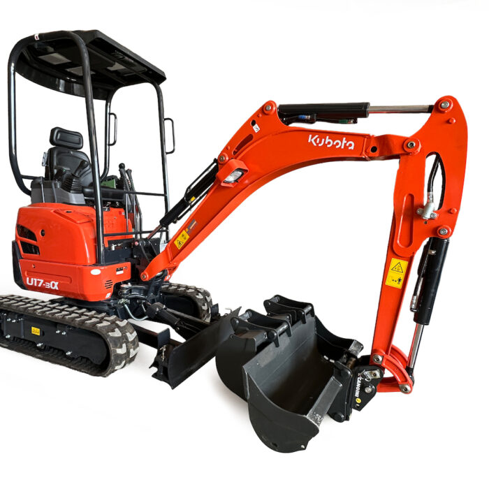 Mini-pelle Kubota U17-3a Canopy
